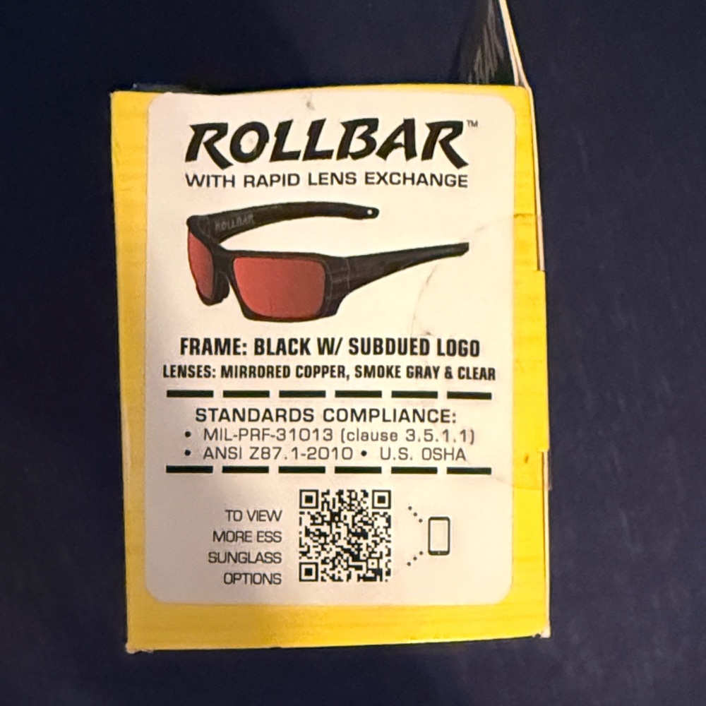 ESS Rollbar Sunglasses with Black Frame - Picture 2 of 5